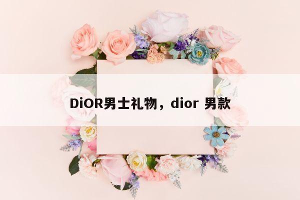 DiOR男士礼物，dior 男款