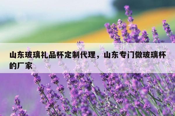 山东玻璃礼品杯定制代理，山东专门做玻璃杯的厂家