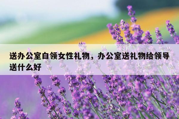 送办公室白领女性礼物，办公室送礼物给领导送什么好