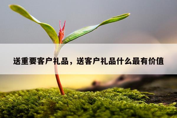 送重要客户礼品，送客户礼品什么最有价值