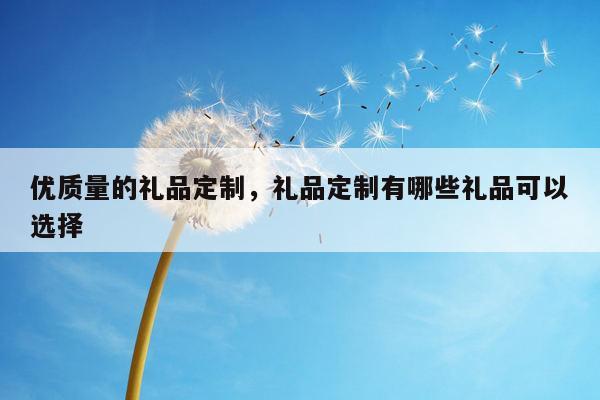 优质量的礼品定制，礼品定制有哪些礼品可以选择