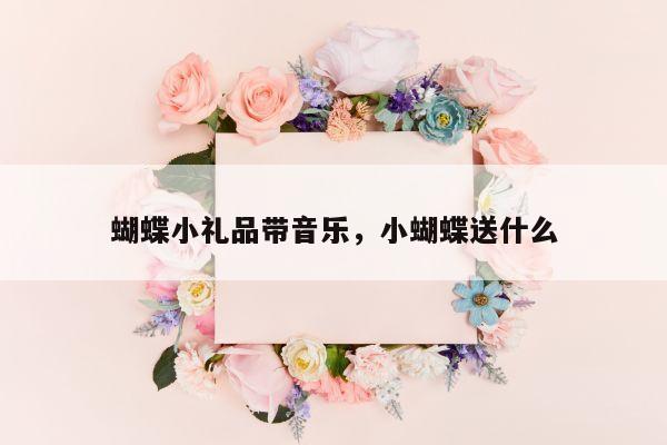 蝴蝶小礼品带音乐，小蝴蝶送什么