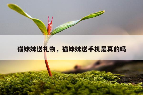 猫妹妹送礼物，猫妹妹送手机是真的吗