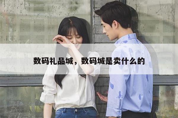 数码礼品城，数码城是卖什么的