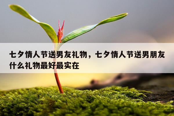 七夕情人节送男友礼物，七夕情人节送男朋友什么礼物最好最实在